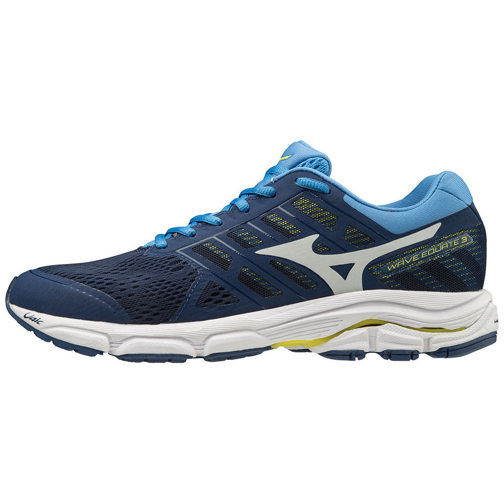 Mizuno WAVE EQUATE 3 Férfi Futócipő Kék/Szürke/Sárga CDM158702